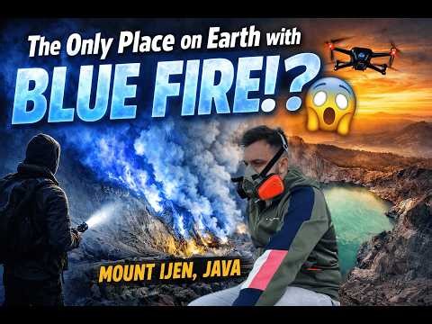 Traveled 10 Hours for THIS… Blue Fire Volcano in Java 🇮🇩 | Ijen Volcano | East Java
