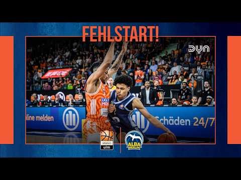 Highlights: ratiopharm ulm - ALBA BERLIN (Saison 2025/26) easyCredit BBL | Dyn Basketball