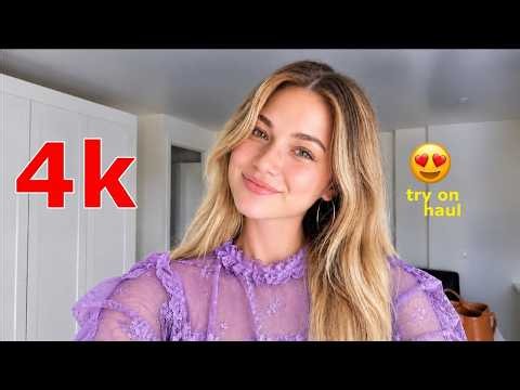 👙🔥 Transparent Lingerie Try -On haul |4K Micro Bikini Try-On haul 4K #fashion #haul #tryon #uhd #see