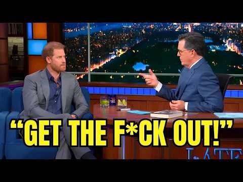 Prince Harry Kicked Off Colbert’s Show After Fiery Comments