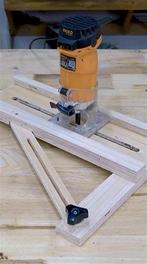 Variable Router Jig for woodworking Technique