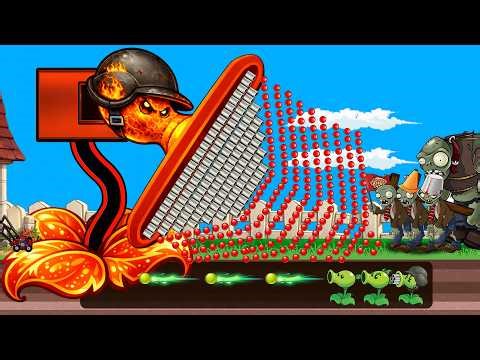 Plants Vs Zombies Strongest Fusion Plant 28 | Gatling Fire Pea vs Obsidian Gargantuar -Who Will Win?