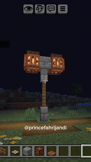 How to make a simple but elegant lamppost design in Minecraft, part 3 #minecraft