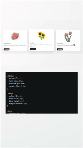 🔥 Amazing Card Hover Effect Using HTML & CSS #shorts #coding
