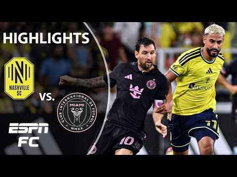 Nashville SC vs. Inter Miami | MLS Highlights | ESPN FC