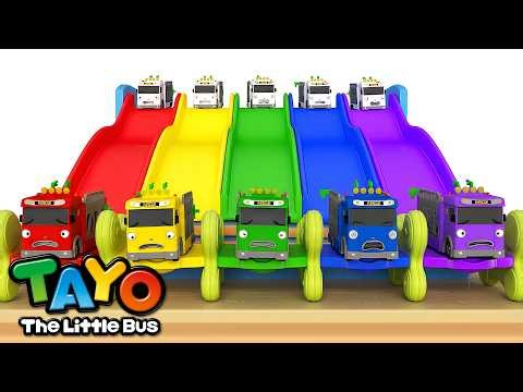 Perosotan Toilet Warna-warni | Belajar Warna🌈 | Lagu Anak-anak | Tayo Bahasa Indonesia