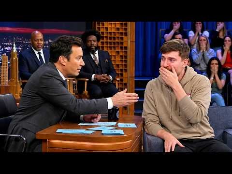 Jimmy Fallon FROZEN When MrBeast Suddenly Stops Smiling After Hearing This Name