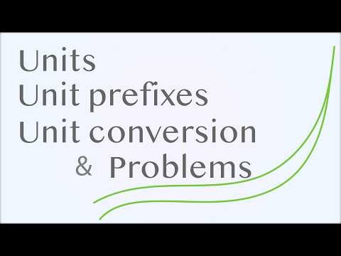 Units, and unit conversion