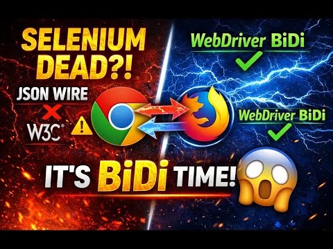 The Death of Selenium as We Know It? (WebDriver BiDi)Secret Language of Browsers