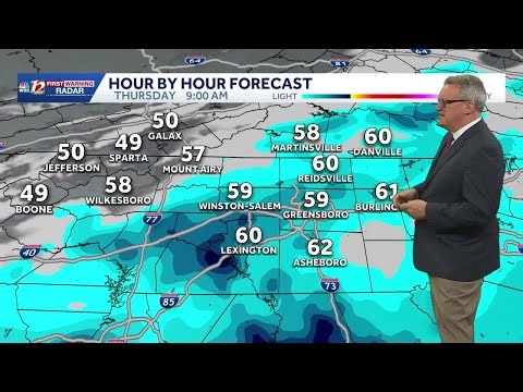 Rain remains possible early Thursday ahead of a drier afternoon