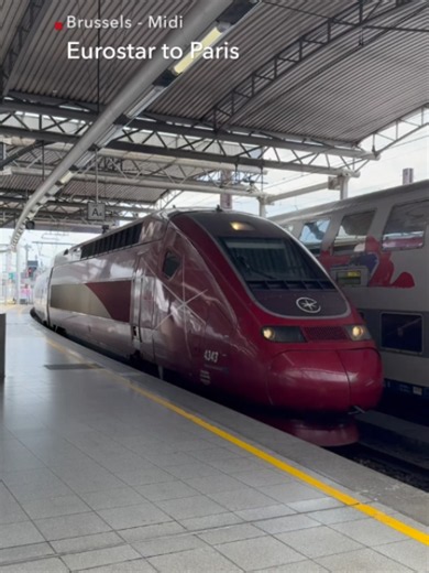Eurostar to Paris & Brussels Midi Station