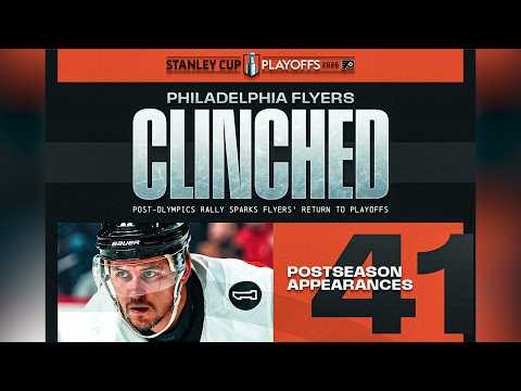 Flyers Are IN 🚨 Zegras, Tippett & Philly’s Best Plays of the Season