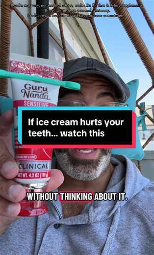 If cold drinks or sweets make your teeth hurt, you’re not alone. Tooth sensitivity is way more common than people think. Been trying this sensitivity toothpaste and it’s actually made a difference. These statements have not been evaluated by the Food and Drug Administration. This product is not intended to diagnose, treat, cure, or prevent any disease. Results may vary. #teethsensitivity #oralcare #sensitiveteeth #toothpain #sensitivetoothpaste @GuruNanda LLC