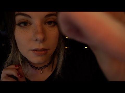 ASMR | cozy face massage & whispered guided relaxation