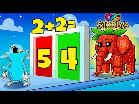 Oggy Solves IMPOSSIBLE Math for Brainrot Elephant!