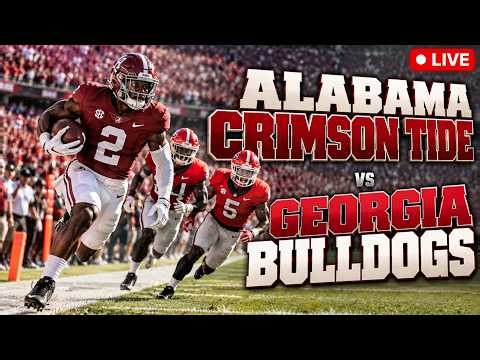 Georgia Bulldogs VS Alabama Crimson Tide 🏈 | LIVE College Game Day