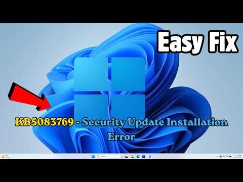 Fix KB5083769 - Security Update Installation Error | HOW TO FIX Windows 11