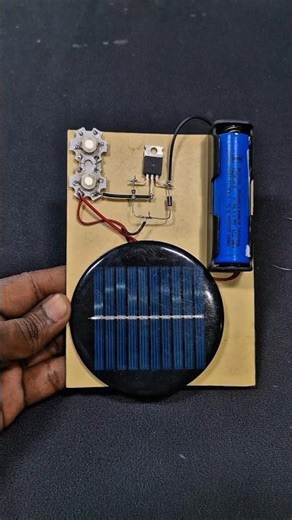 How to Make Automatic Street Light with Solar Panel | Smart Light Sensor Project #shorts