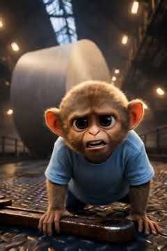 They Brutalized Baby Monkey Rio for Stealing the Heavy Iron Wrench... Until the 10-Ton Paper-Roll Sc