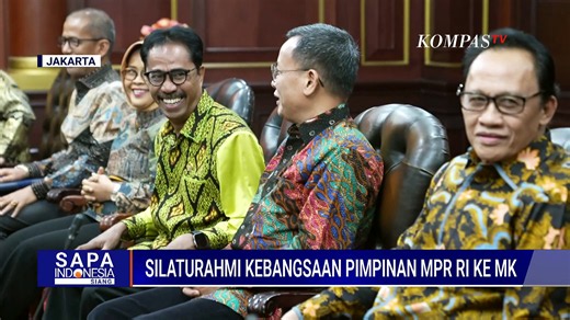 Pimpinan MPR RI Berkunjung ke MK, Silaturahmi Kebangsaan dan Sampaikan Undangan Sidang Tahunan 2026