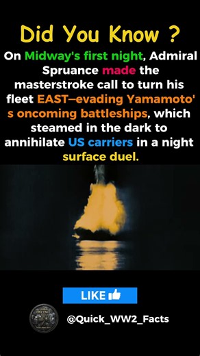 The Genius Move on Midway’s First Night That Saved the US Fleet #wwiihistory #historyfacts #ww2