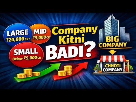 Market Capitalization Explained | Large Cap vs Mid Cap vs Small Cap