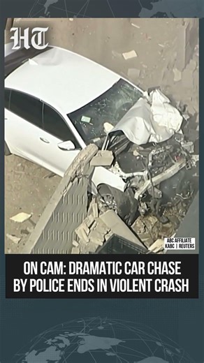 High-Speed Chase In California Ends In Fatal Crash After Deputies Used A Grappler Device | #shorts