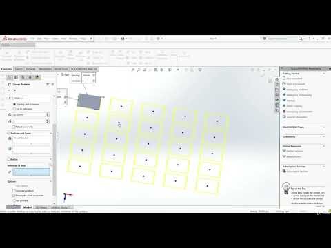 SolidWorks Tutorial - Linear Pattern