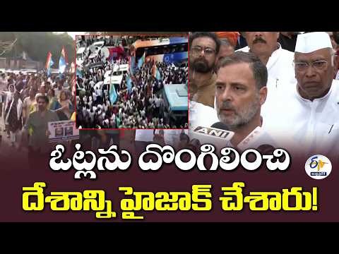 ‘ఓట్లను దొంగిలించి దేశాన్ని హైజాక్ చేశారు’.. రాహుల్ గాంధీ సంచలన ఆరోపణలు