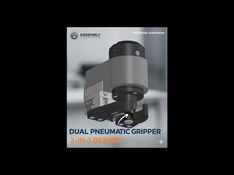 Dual Pneumatic Gripper Design 2 Jaw & Expansion S