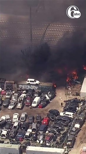 Firefighters battling massive blaze in North Philadelphia