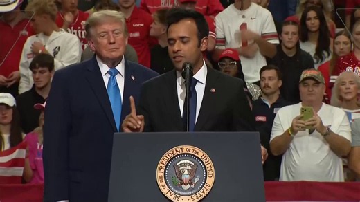 VIVEK RAMASWAMY: "I think this state [Ohio] needs and deserves a governor who will actually collaborate with, work with, partner with the president of the United States of America." https://t.co/j1qeWpM1G1