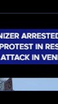 Organizer arrested in GR following protest in response to U.S. attack in Venezuela