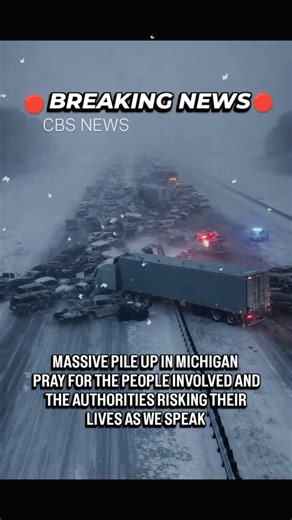 Rob Survives Official Page on Instagram: "Breaking News From Michigan Severe Winter Storm Triggers Massive Pileup on Michigan Highway A powerful winter storm caused a major traffic disaster on a Michigan highway on Tuesday, leaving dozens of vehicles stranded and heavily damaged amid whiteout conditions. The incident occurred on a major interstate corridor in Michigan, where blowing snow, freezing temperatures, and near-zero visibility led to a chain-reaction crash involving cars, SUVs, and mult