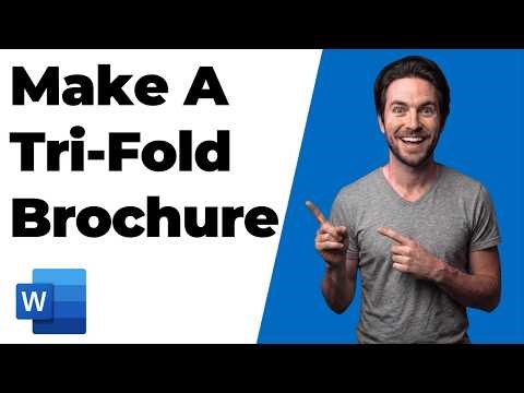 How To Make A Tri-Fold Brochure In Microsoft Word (Easy Guide)