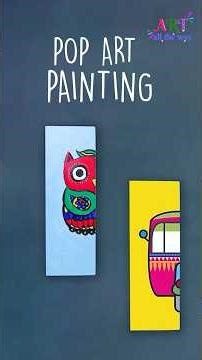 DIY Pop Art Painting from Recycled Materials | Best Out of Waste Art