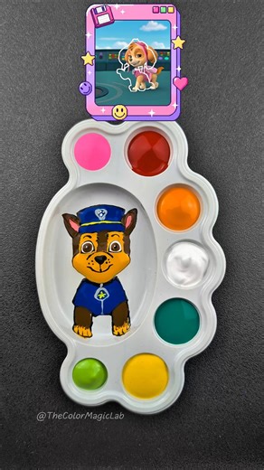 Paw Patrol Color Mixing 🐶 Chase Edition 🐾 #sprunki #chase #pawpatrol #colormixing