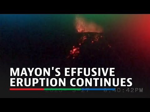 Mayon Volcano’s effusive eruption continues into its 82nd day | ABS-CBN News