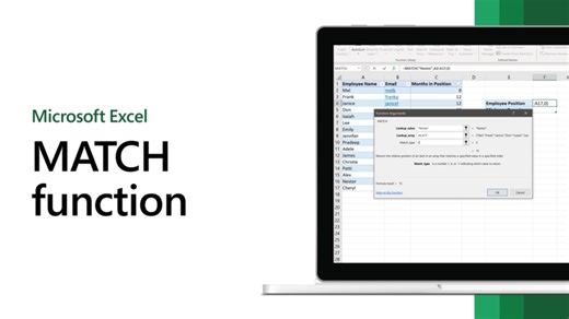 MATCH function
