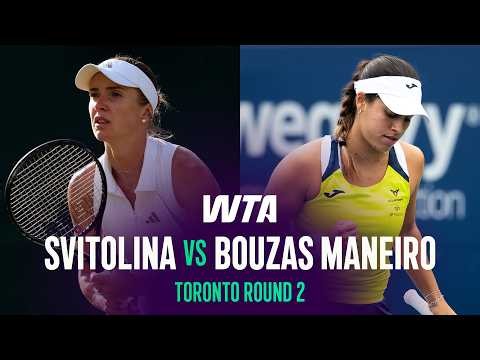 Elina Svitolina vs. Jessica Bouzas Maneiro | 2026 Toronto Round 2 | WTA Match Highlights