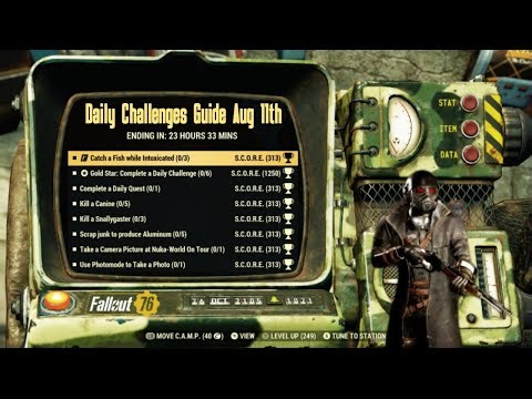 Fallout 76: Season 25: Appalachia Under Siege! Daily Challenges Guide Aug 11