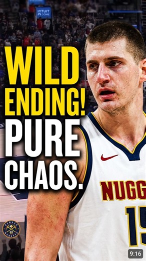 Nuggets vs Clippers Wild Ending! Best NBA Game 4 Finish 🔥 #shorts #basketballhighlights
