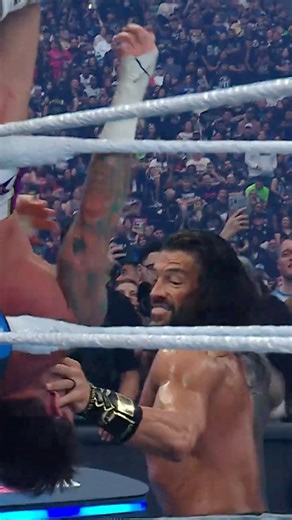 Roman Reigns turned him into CM Punchingbag 👊💥 #WrestleMania