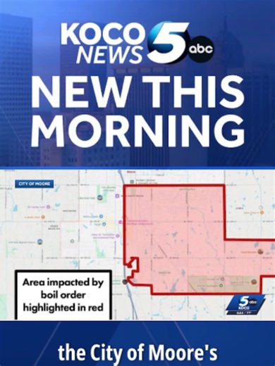 NEW THIS MORNING: Thousands of residents in Moore remain under a mandatory boil order after E. coli was found in the city's water system, and we look at the rising temperatures and upcoming heat threat. #oklahoma #news #ecoli #health #moore #weather