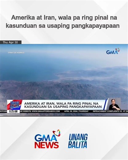 Amerika at Iran, wala pa ring pinal na kasunduan sa usaping pangkapayapaan | Unang Balita