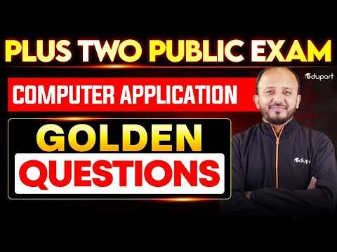 Plus Two Computer application Golden questions| Eduport Plus Two