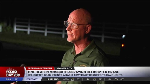 Mosquito control pilot killed in helicopter crash near Myakka City: MCSO