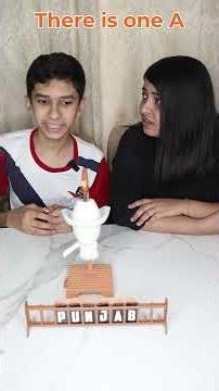 Guess The Word State Challenge | Who will win the game? #games #challenge #puzzle #boardgames #funny