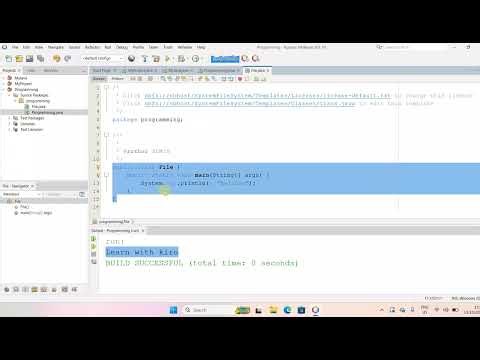 Run Main Project vs Run File in NetBeans IDE 💻 | Java for Beginners |#running #run #project #class