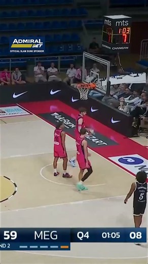 Dunk by Tanasković! AND1! (Partizan Mozzart Bet – Mega Superbet, 5.10.2026)